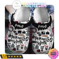 Motionless In White Stickers Pattern Crocs Clogs