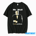 Mr Wolf I Solve Problems Tshirts Sweater Unisex , , , Long Sleeve Tee