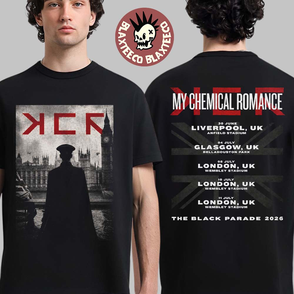 Chemical Romance Black Parade 2026 Tour Uk Merch Liverpool Glasgow London 30 June 11 July 2026 (1)