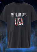 My Heart Says USA T-Shirt