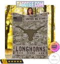 NCAA Texas Longhorns United We Stand Camo Blanket