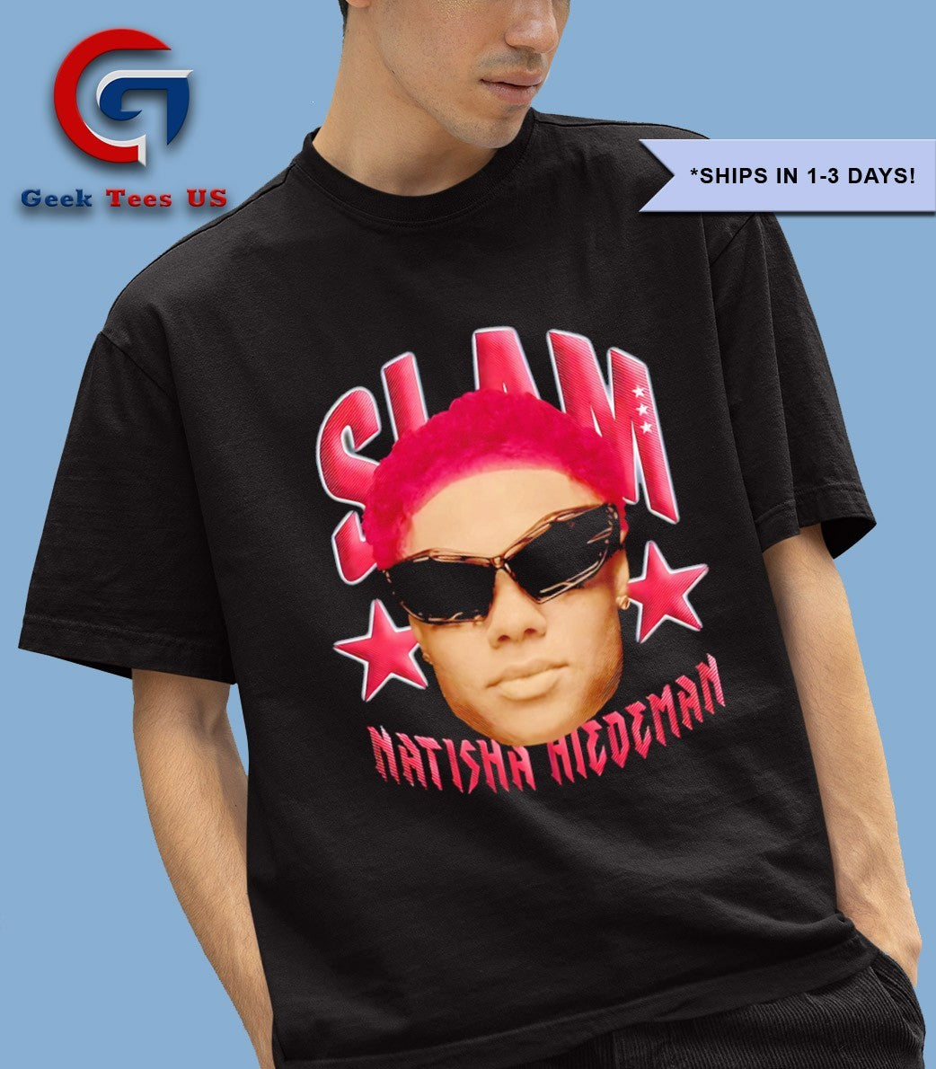 Natisha Hiedeman big head Minnesota Lynx WNBA Slam shirt