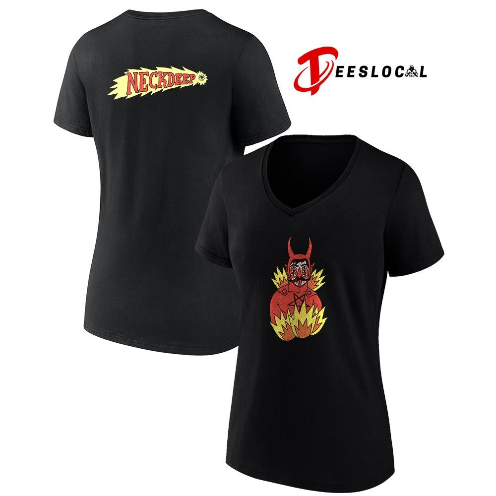 Neck Deep LNOTGY Devil Jumper 10 year collection shirt