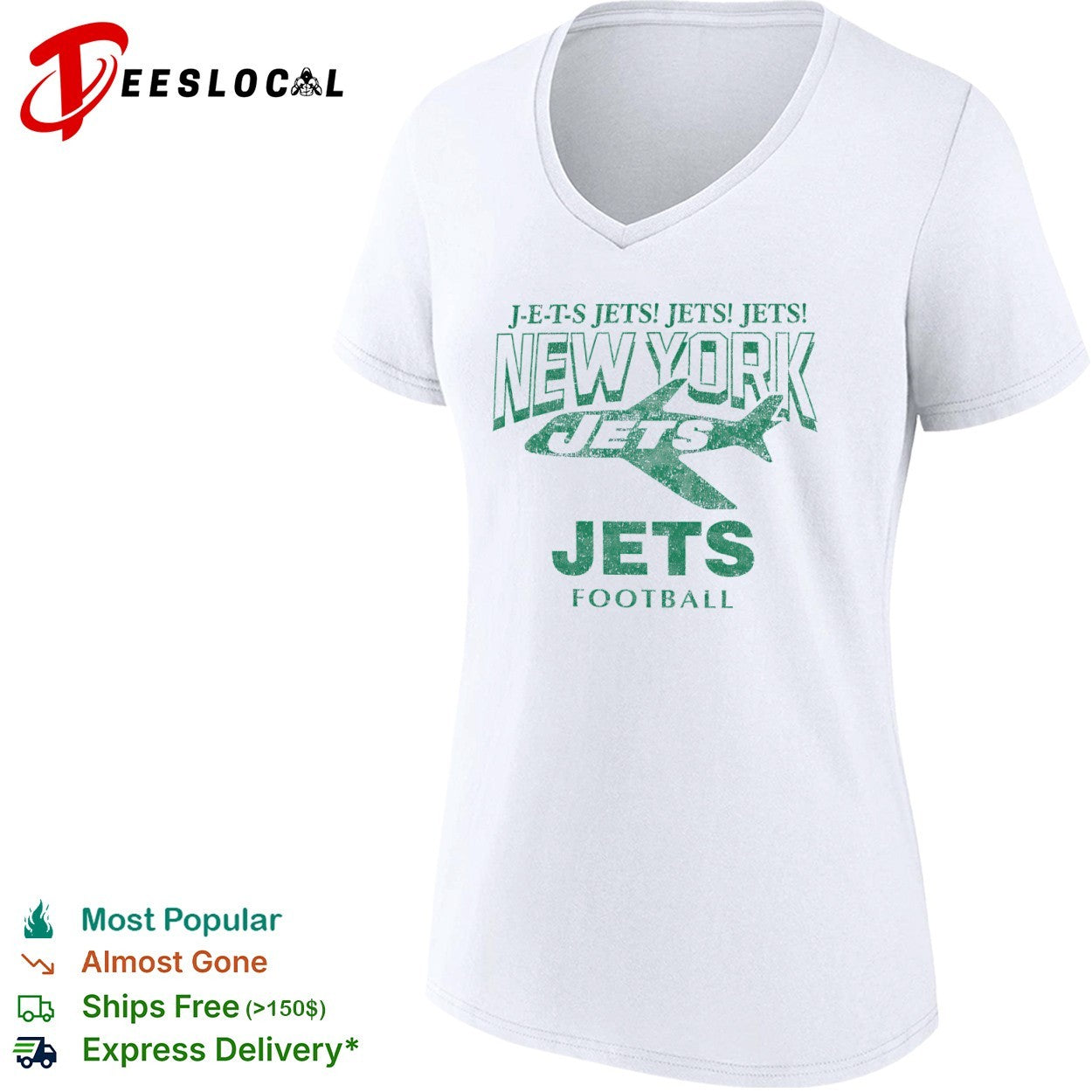 New York Jets J E T S Jets Jets Jets Football shirt