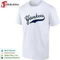 New York Yankees Script Logo MLB Baseball shirt