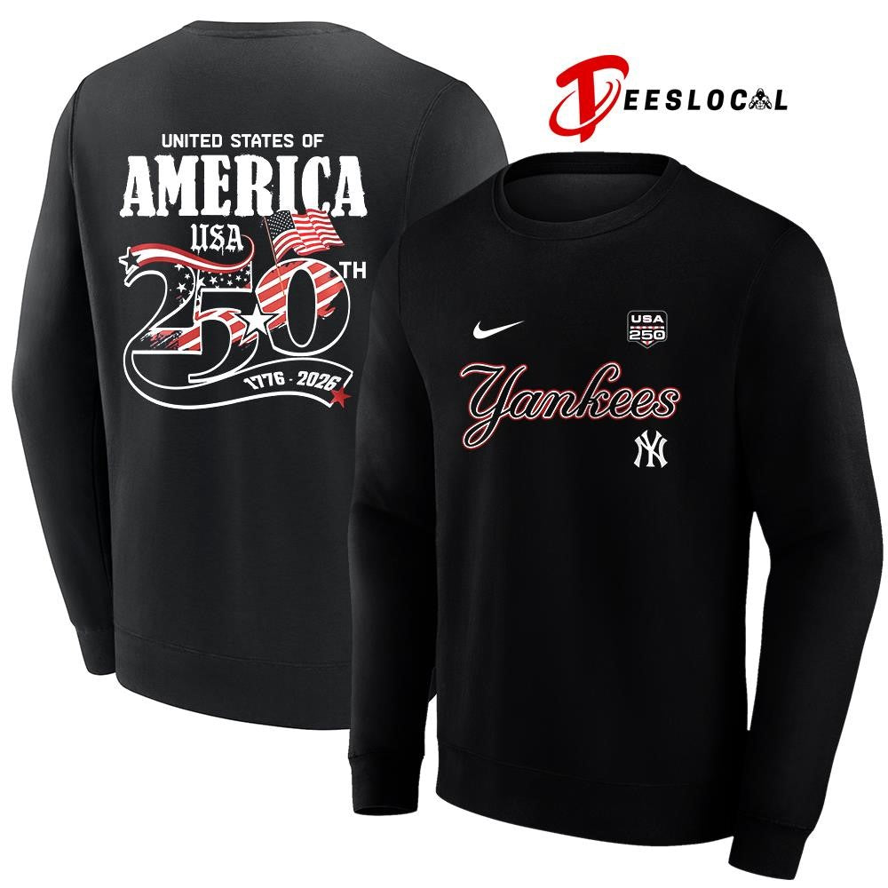New York Yankees x 250 years of freedom America graphic shirt