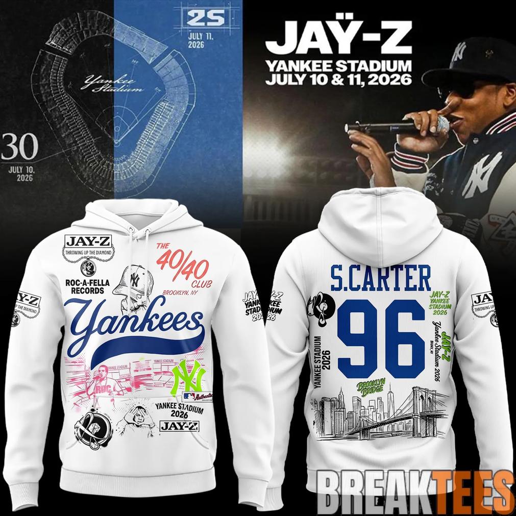 New York Yankees x Jay-Z At Yankee Stadium 2026 Edition Hoodie