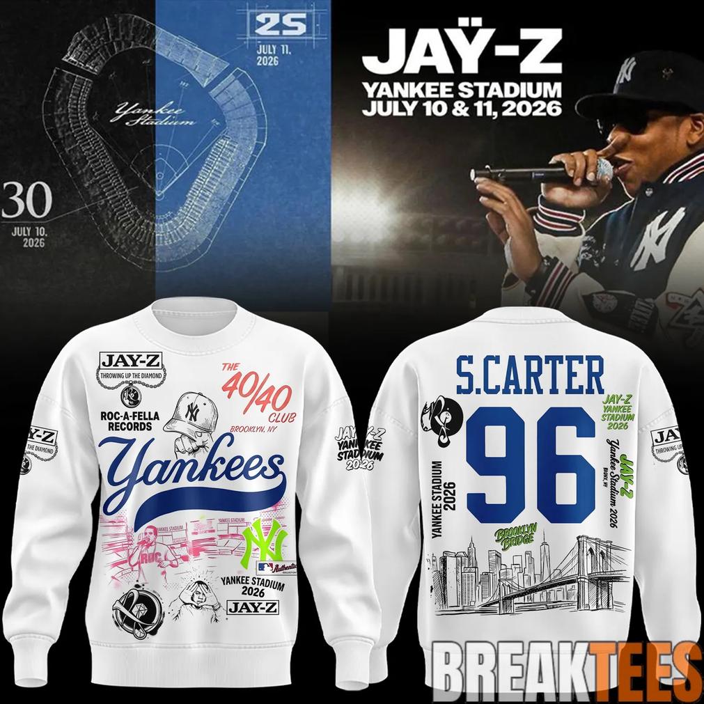 New York Yankees x Jay-Z At Yankee Stadium 2026 Edition Sweatshirt