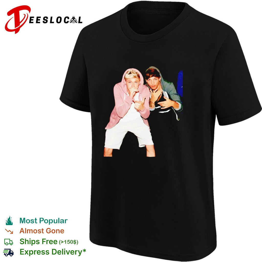 Niall Horan and Louis Tomlinson One Direction shirt