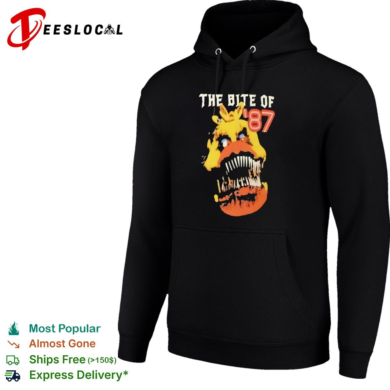 Nightmare Chica The Bite of ’87 Five Nights at Freddy’s shirt