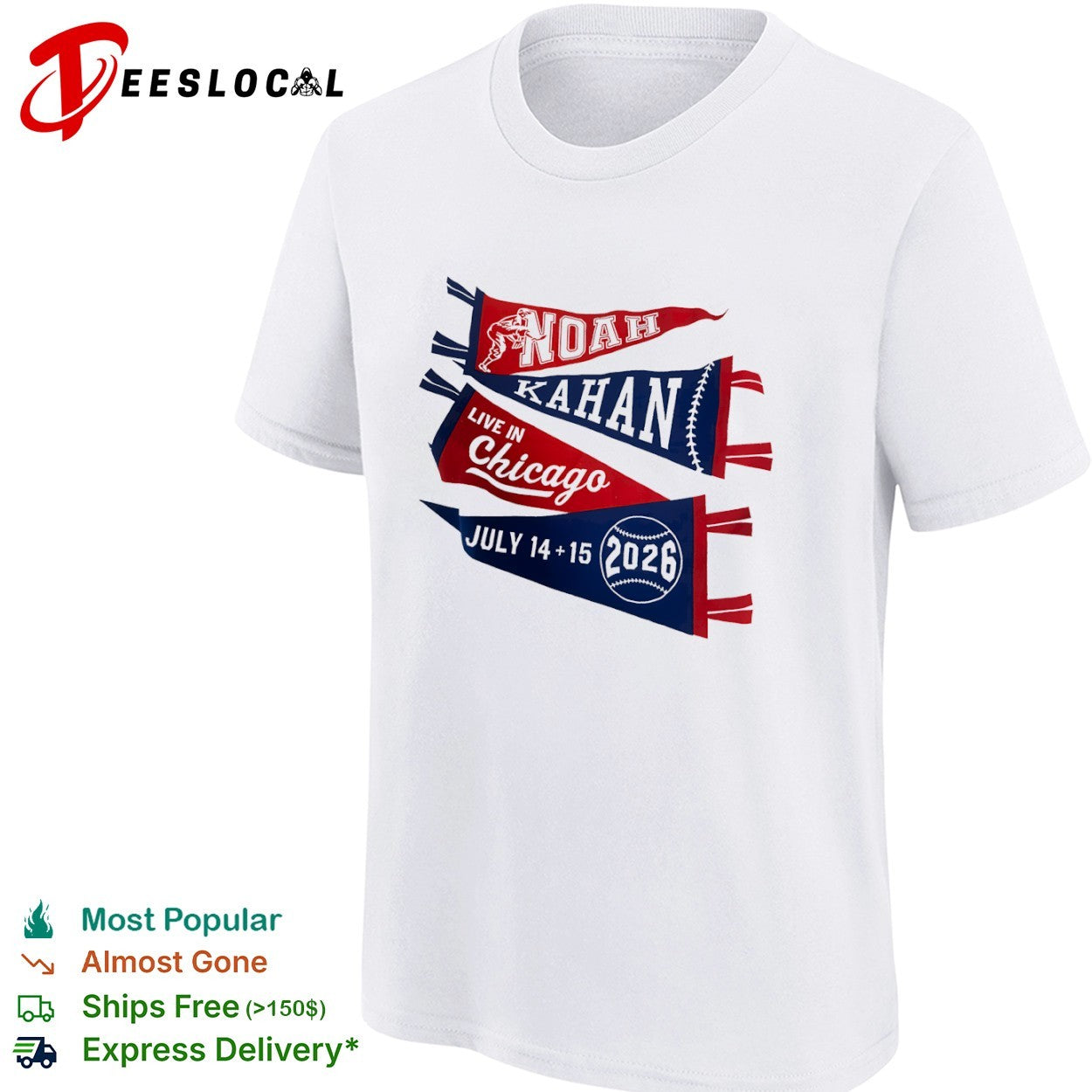 Noah Kahan Live in Chicago July 14 and 15 2026 shirt