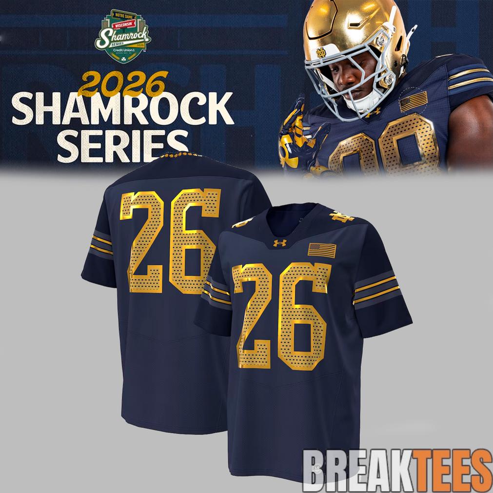 Notre Dame Fighting Irish 2026 Shamrock Series – Football Jersey
