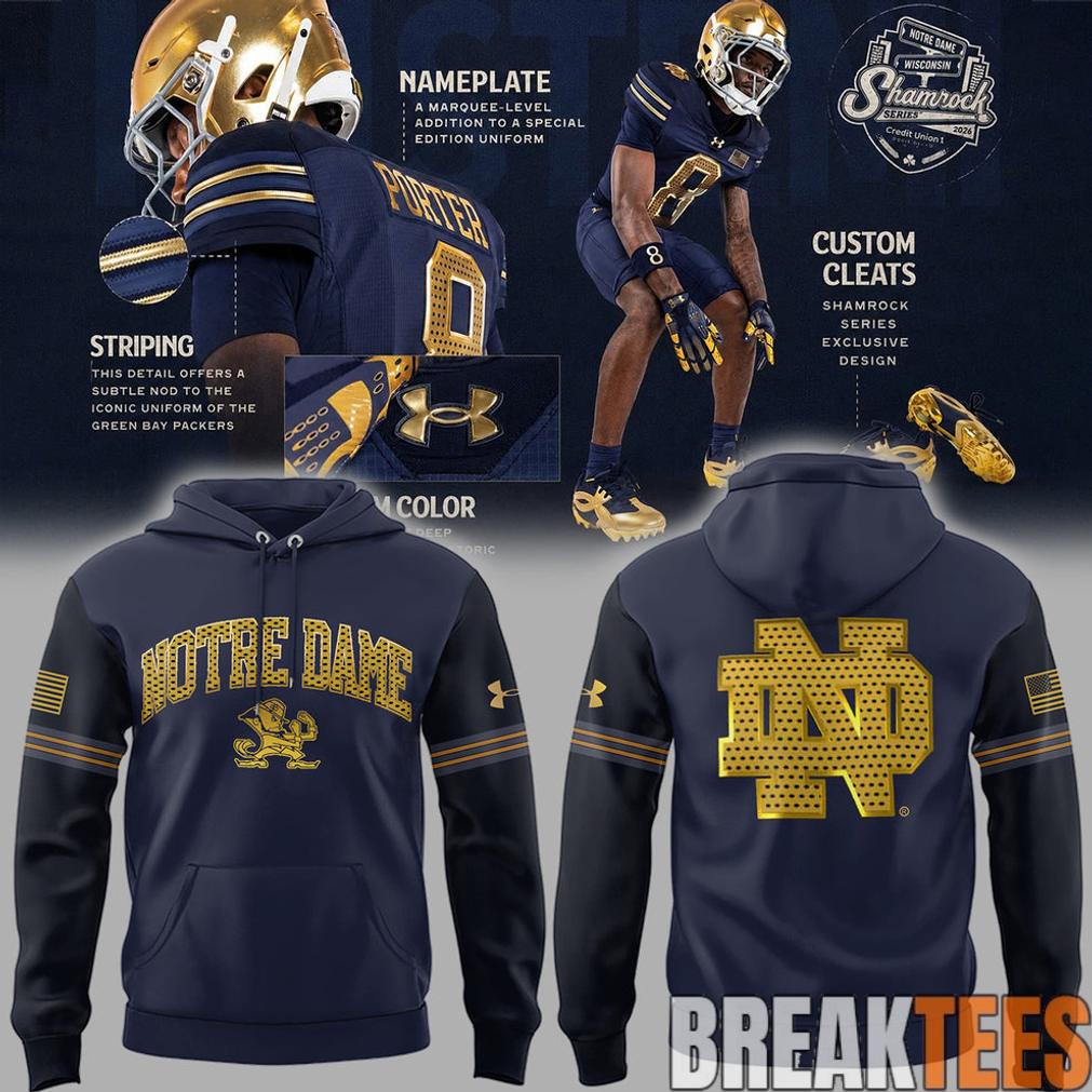Notre Dame Fighting Irish 2026 Shamrock Series Uniforms Hoodie