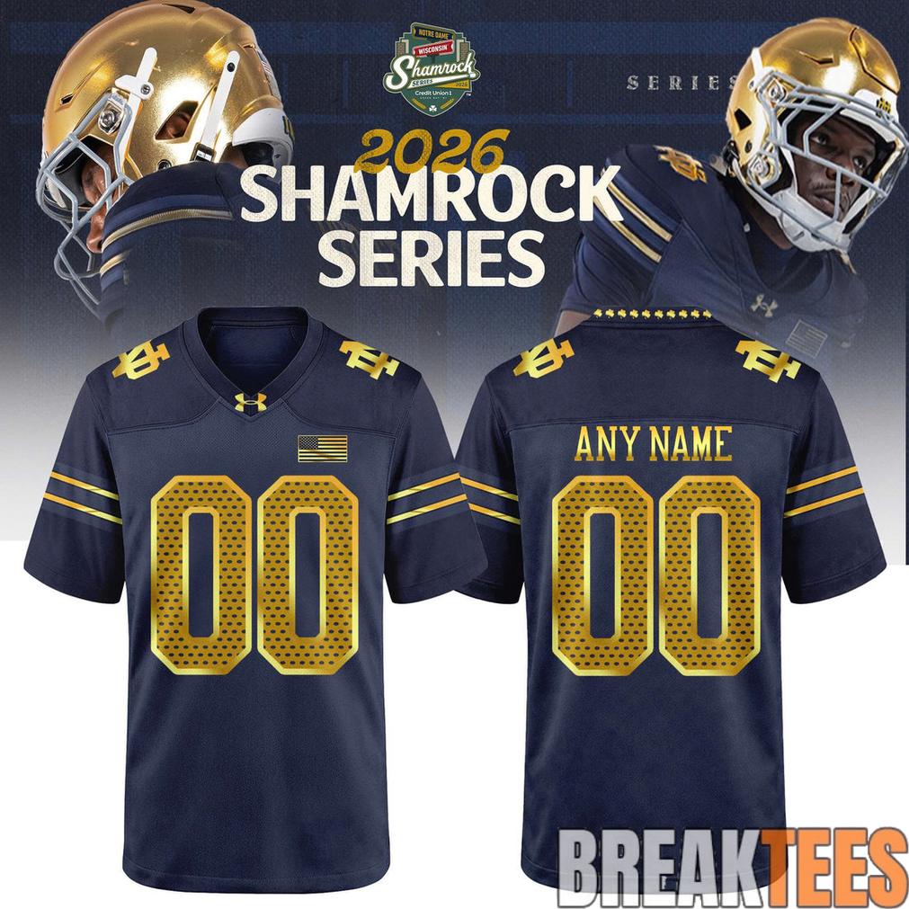 Notre Dame Fighting Irish 2026 Shamrock Series Uniforms Custom Edition Jersey