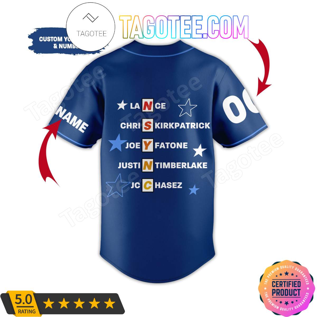 Nsync Band Members Jerseys