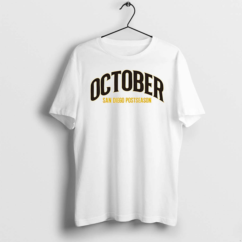October San Diego Padres Postseason 2025 Text Tshirts Sweater