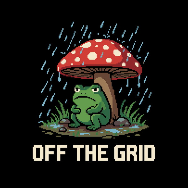Off The Grid Grumpy Frog Under
