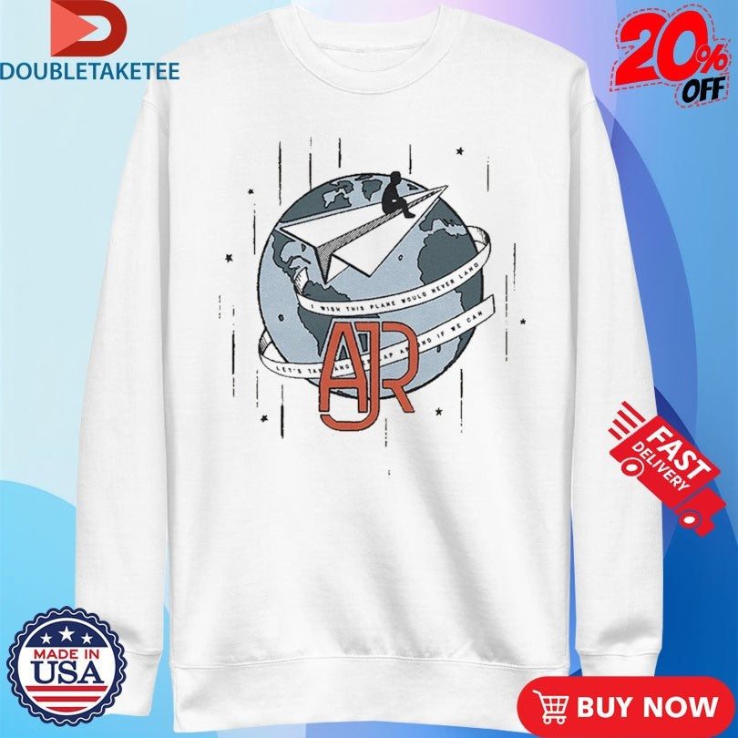 Official AJR Paper Plane Shirts Unisex , , , Long Sleeve Tee