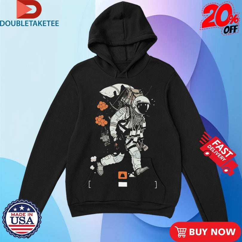 Official ARC Raiders Overloaded Astronaut Shirts Unisex , , , Long Sleeve Tee