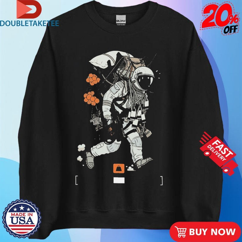Official ARC Raiders Overloaded Astronaut Shirts Unisex , , , Long Sleeve Tee