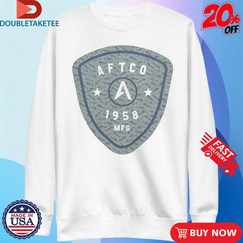 Official Aftco 1958 Mfg Shield Shirts Unisex , , , Long Sleeve Tee