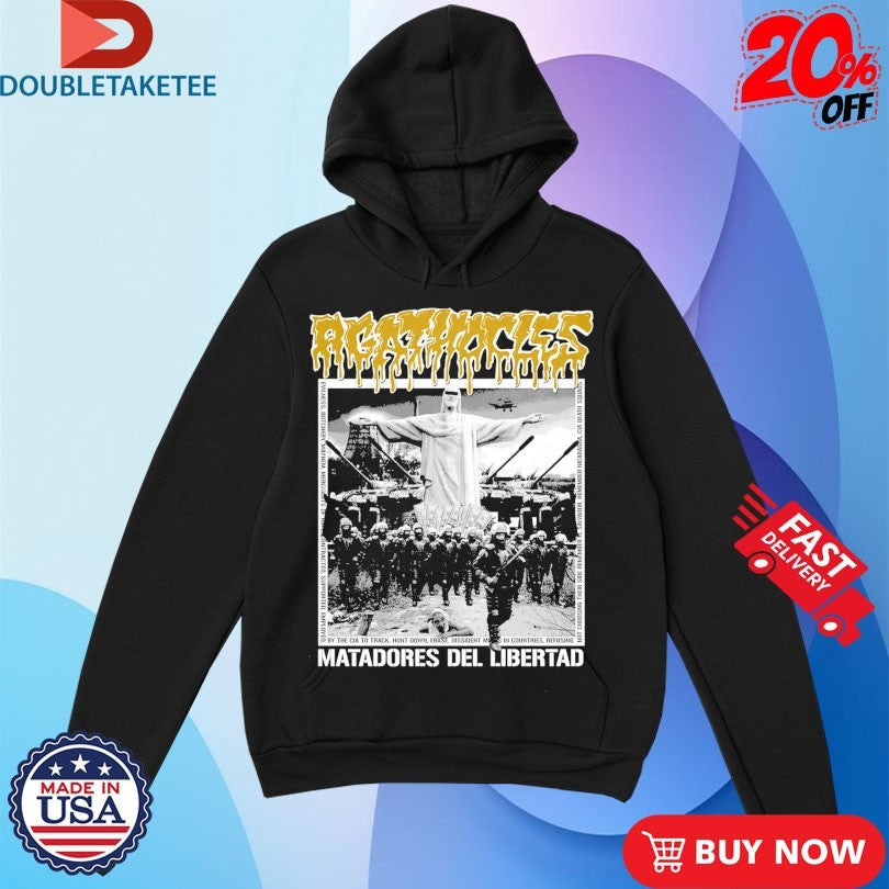 Official Agathocles Matadores Del Libertad Shirts Unisex , , , Long Sleeve Tee
