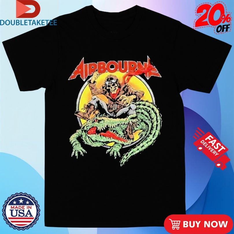 Official Airbourne Gutsy Europe Tour 2026 Heavy Metal Shirts Unisex , , , Long Sleeve Tee