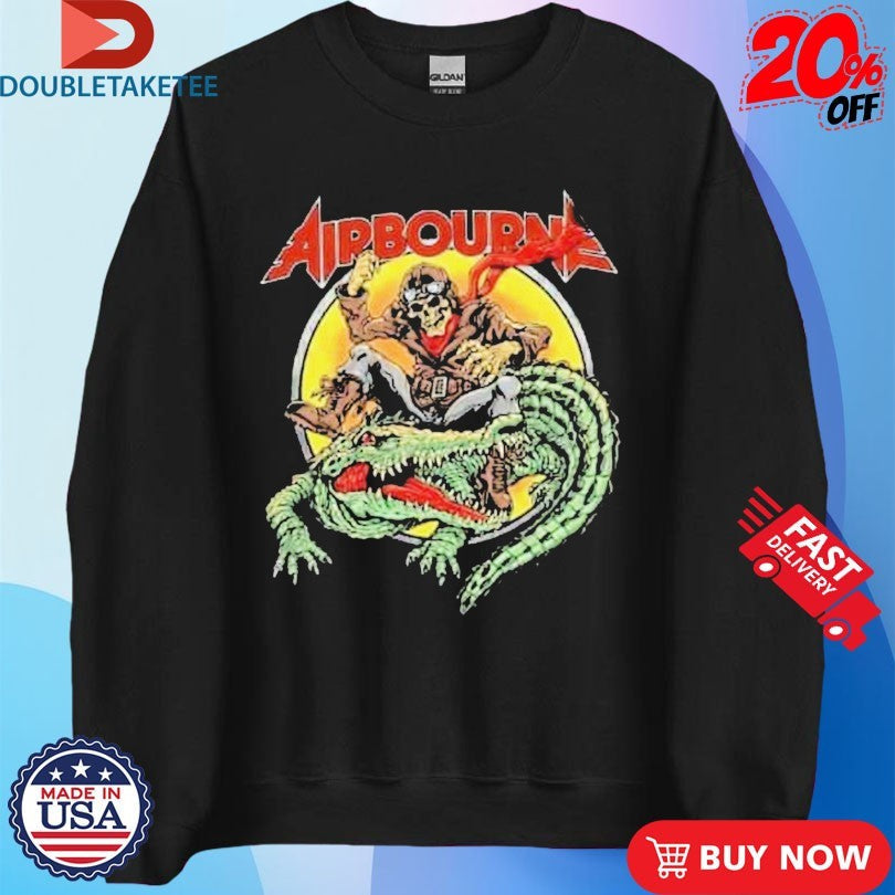 Official Airbourne Gutsy Europe Tour 2026 Heavy Metal Shirts Unisex , , , Long Sleeve Tee