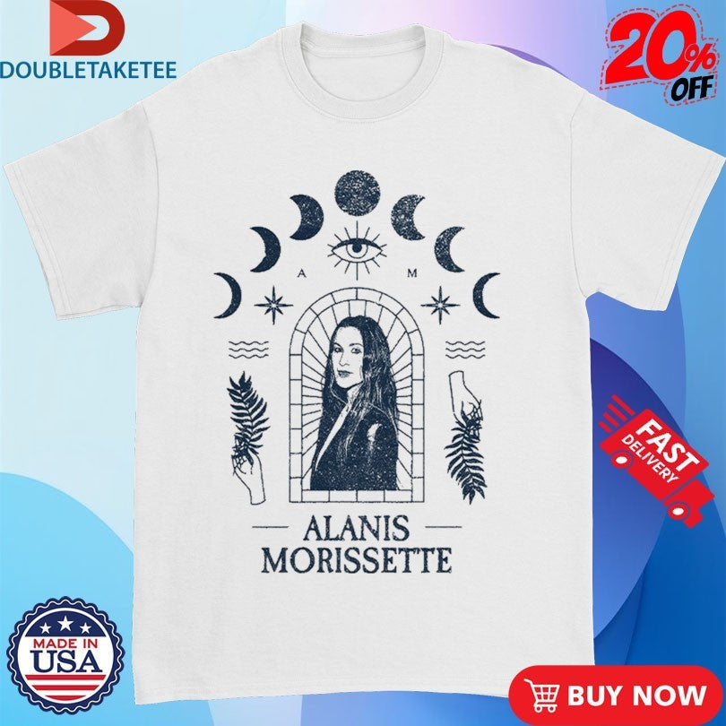 Official Alanis Morissette Celestial Eye Moons Shirts Unisex , , , Long Sleeve Tee