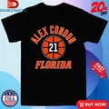 Official Alex Condon Name Number Ball 21 Florida Gators Shirts Unisex , , , Long Sleeve Tee