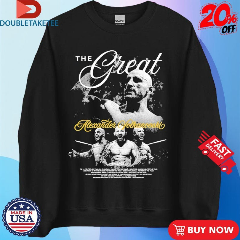 Official Alexander Volkanovski The Great Engage Shirts Unisex , , , Long Sleeve Tee