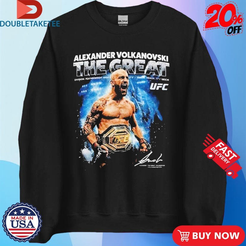 Official Alexander Volkanovski The Great UFC 325 World Featherweight Champion 2026 Shirts Unisex , , , Long Sleeve Tee