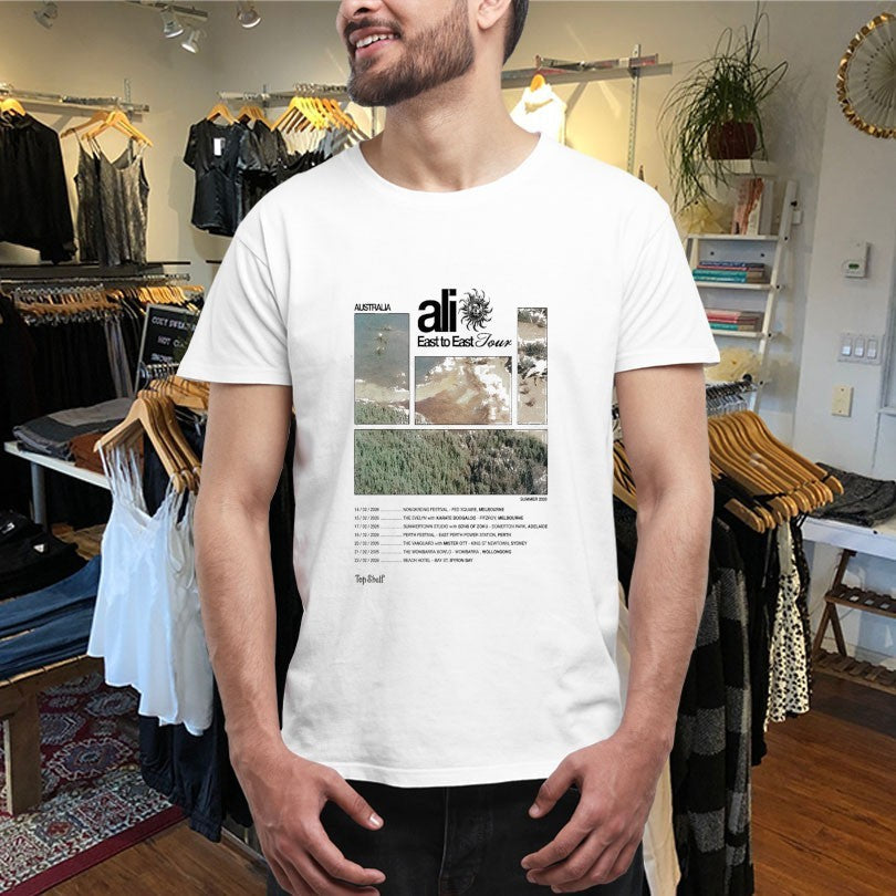 Official Ali Australia 2026 East To East Tour Dates Shirts Unisex , , , Long Sleeve Tee