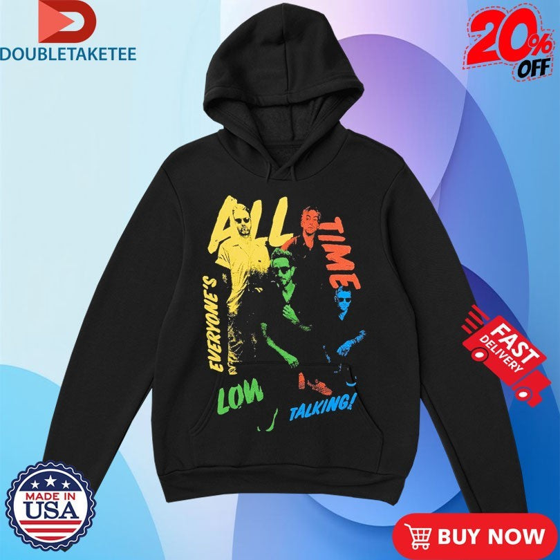 Official All Time Low Everyone’s Talking! Photo Shirts Unisex , , , Long Sleeve Tee