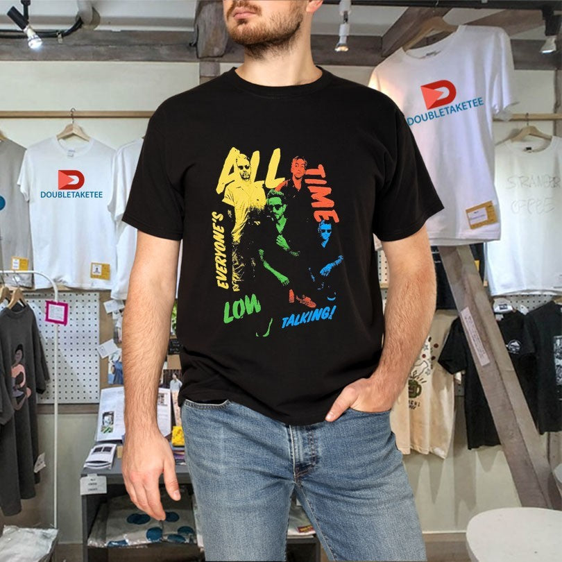 Official All Time Low Everyone’s Talking! Photo Shirts Unisex , , , Long Sleeve Tee
