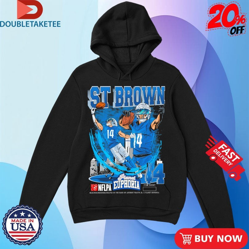 Official Amon-Ra St. Brown Planet Euphoria Shirts Unisex , , , Long Sleeve Tee