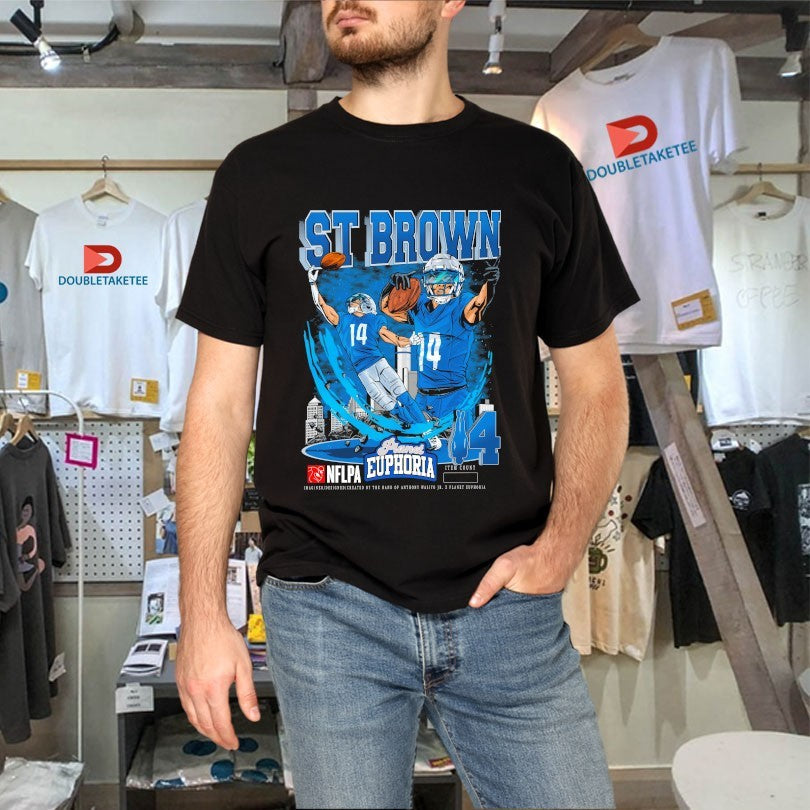 Official Amon-Ra St. Brown Planet Euphoria Shirts Unisex , , , Long Sleeve Tee