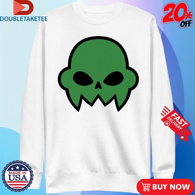 Official Andrew Hussie Homestuck Jake’s Green Skull Shirts Unisex , , , Long Sleeve Tee