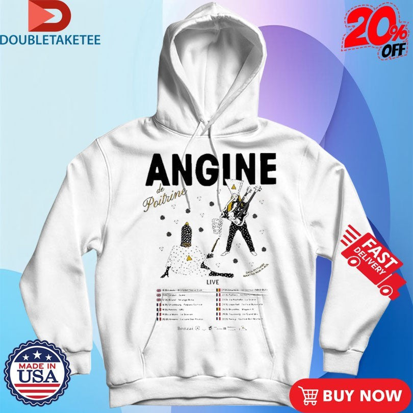Official Angine De Poitrine Tour 2026 Vol II Live Across United Kingdom France Belgium Shirts