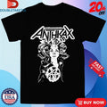 Official Anthrax Spreading The Disease 40th Anniversary Disease Hand Drawn Shirts Unisex , , , Long Sleeve Tee