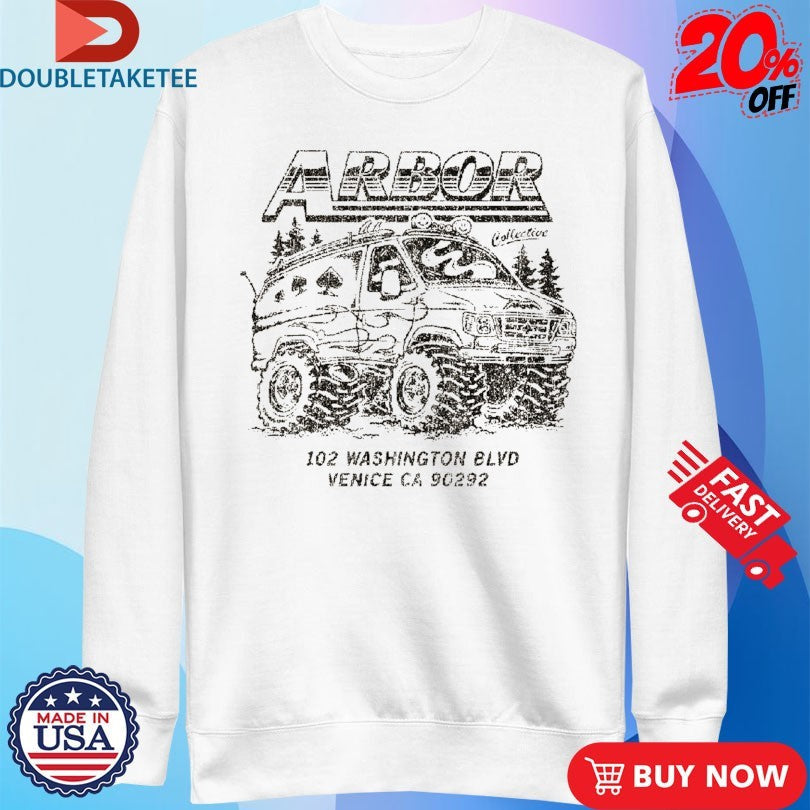 Official Arbor 102 Washington Venice CA Vannin’ Shirts Unisex , , , Long Sleeve Tee
