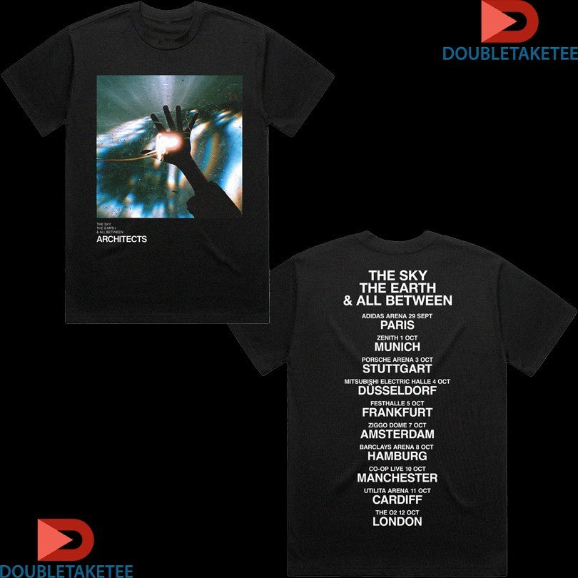 Official Architect The Sky The Earth EU UK Autumn 2025 Tour Shirts Unisex , , , Long Sleeve Tee