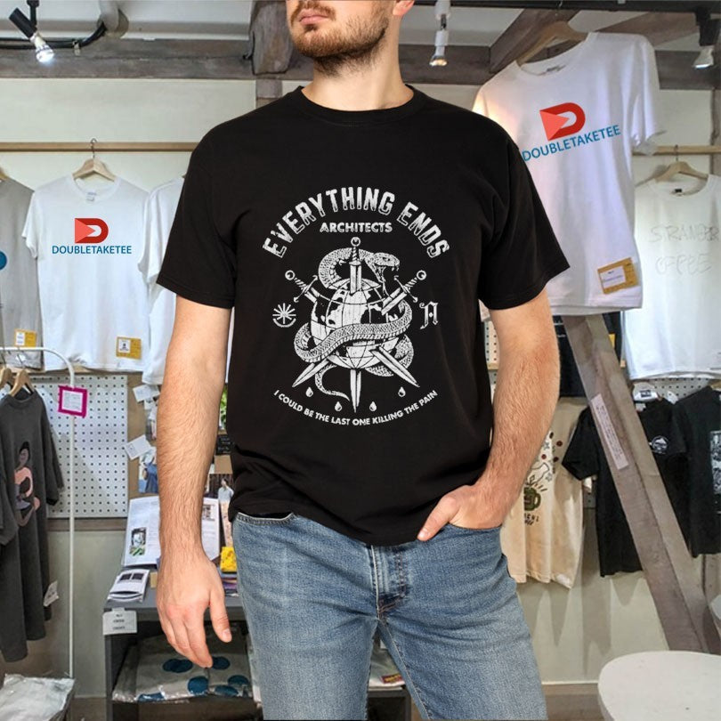 Official Architects Everything Ends I Could Be The Last One Killing The Pain Globe Dagger Shirts