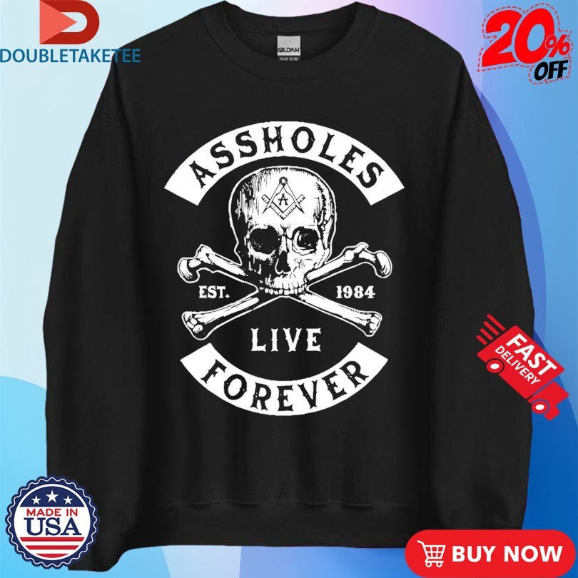 Official Assholes Secret Society Est 1984 Shirts Unisex , , , Long Sleeve Tee