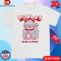Official Average Rob Lucky Cat On Met La Patate Shirts Unisex , , , Long Sleeve Tee
