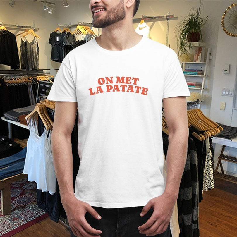 Official Average Rob On Met La Patate Shirts Unisex , , , Long Sleeve Tee