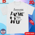 Official Awesome Ends With Me Ugly Starts With U Panda Shirts Unisex , , , Long Sleeve Tee