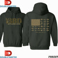 Official BBD Button Buck Down Bow Crew Arel Co Deer American Flag Shirts Unisex , , , Long Sleeve Tee