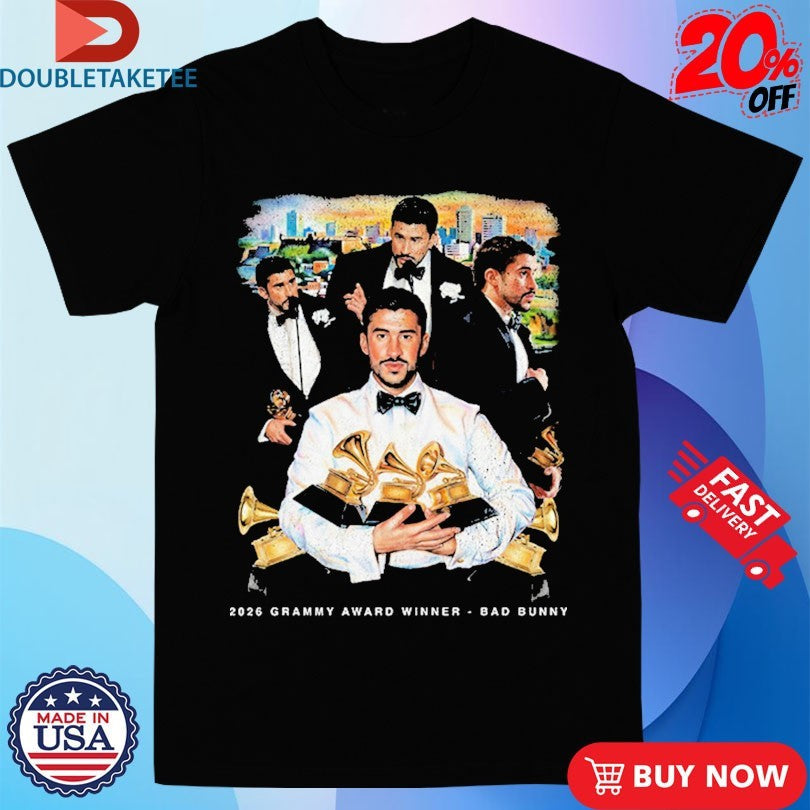 Official Bad Bunny 2026 Grammy Award Winner Album Of The Year Shirts Unisex , , , Long Sleeve Tee