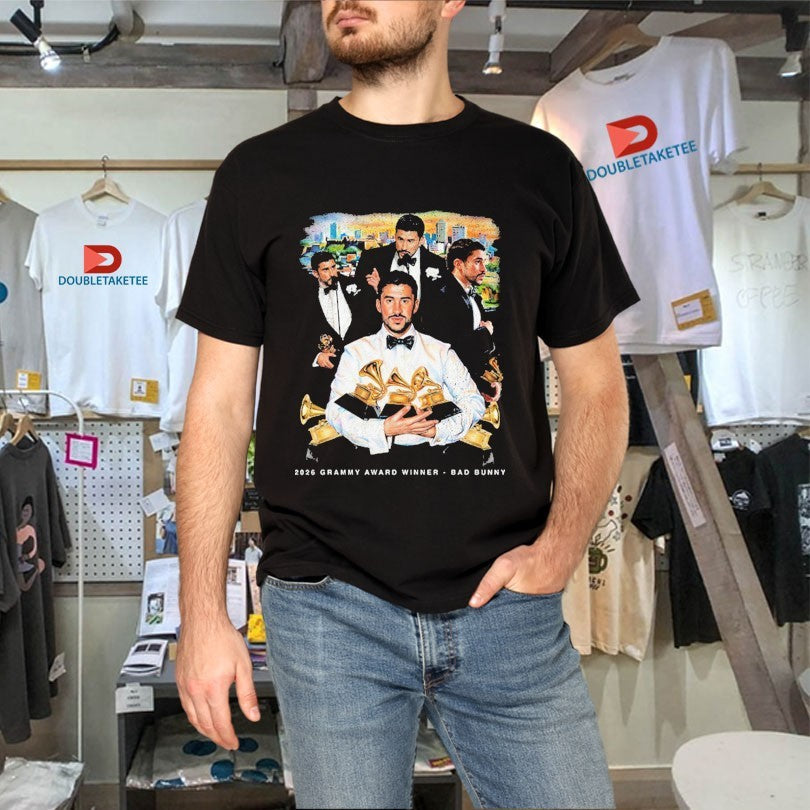 Official Bad Bunny 2026 Grammy Award Winner Album Of The Year Shirts Unisex , , , Long Sleeve Tee